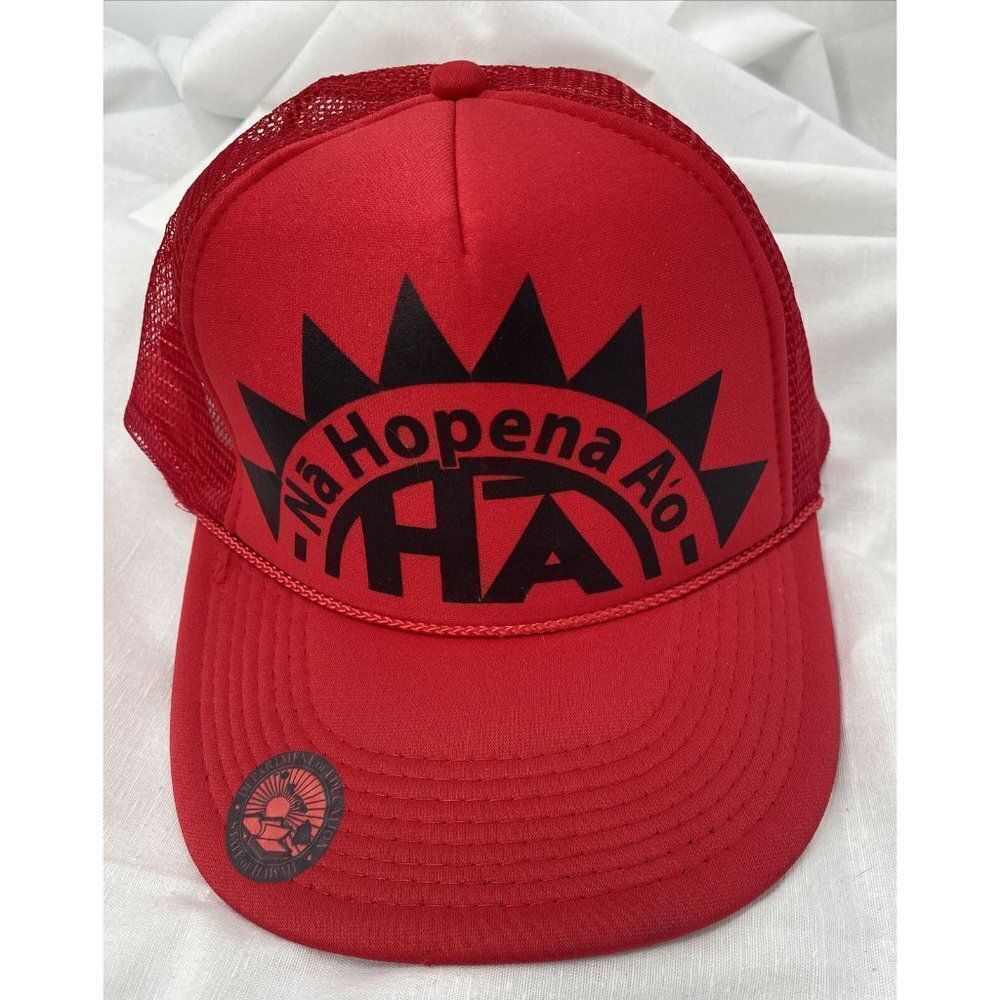 Vtg Hawaii SnapBack Mesh Hat “Na Hopena Ao” Dept Of Education